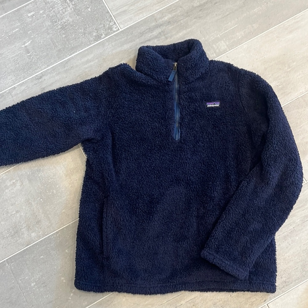 Patagonia Navy 1/4 zip Los Gatos